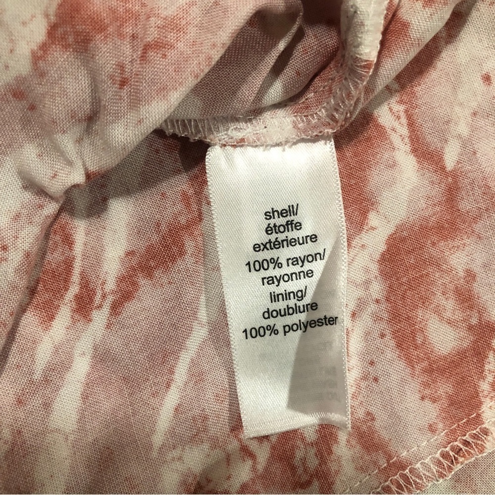 Maurice’s Animal Print Coral/White Zebra Stripe Spaghetti Strap Skater Dress 1X - Picture 12 of 14